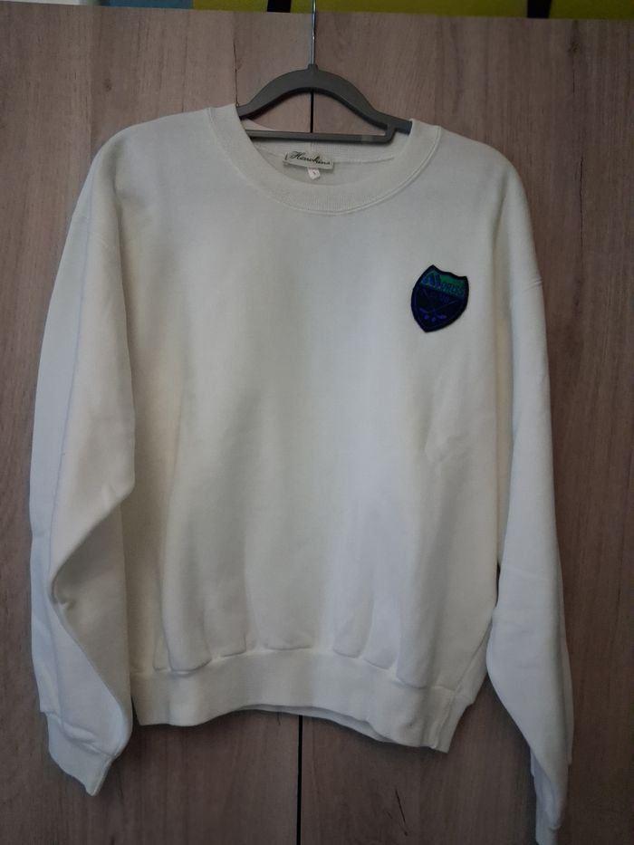Sweat blanc cassé
