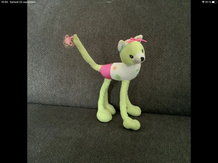 Peluche chat Barbie vintage