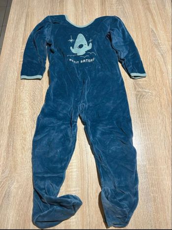 Lot de 3 pyjamas velours