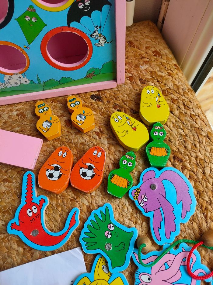 Coffret jeux en bois Barbapapa - photo numéro 6