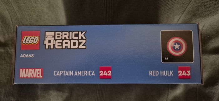 LEGO BrickHeadz Marvel 40668 - Figurines de Captain América et Hulk - photo numéro 3