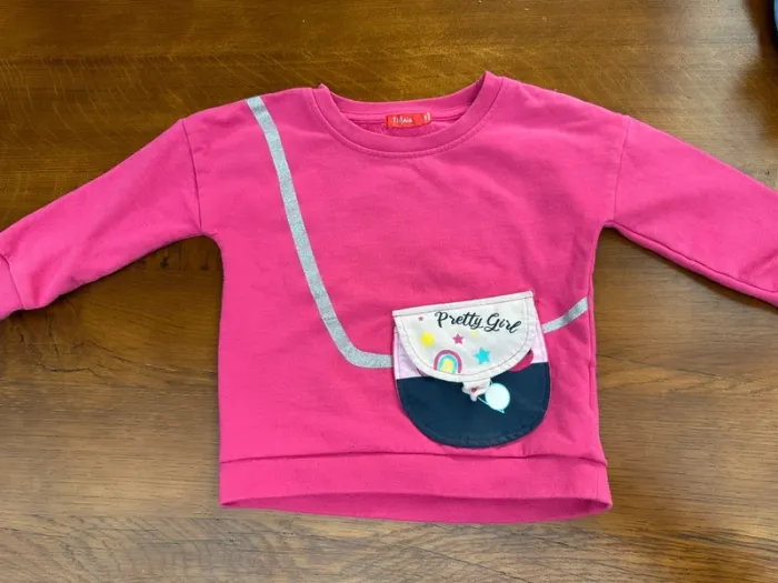 Sweat rose 4 ans Tissaia - photo numéro 2