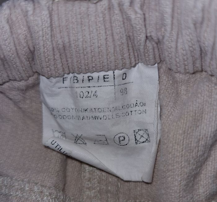 vintage pantalon évasé velours côtelé fille 4 ans - photo numéro 5
