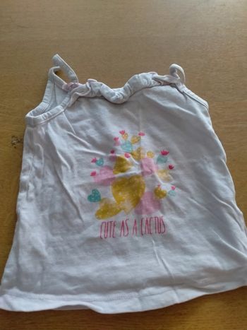 Débardeur 12 mois 74 cm