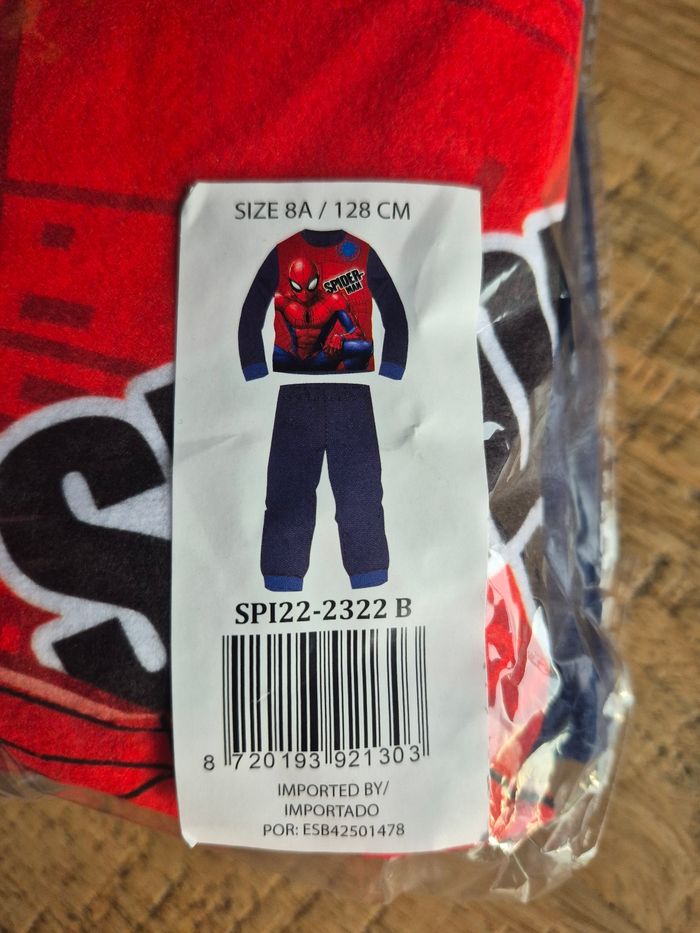 Pyjama Garçon Spiderman Bleu Marine 8 ans - photo numéro 2