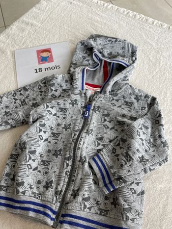 Gilet dpam 18 mois neuf