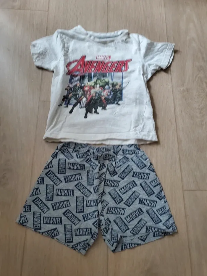 Pyjama été Avengers 4 ans