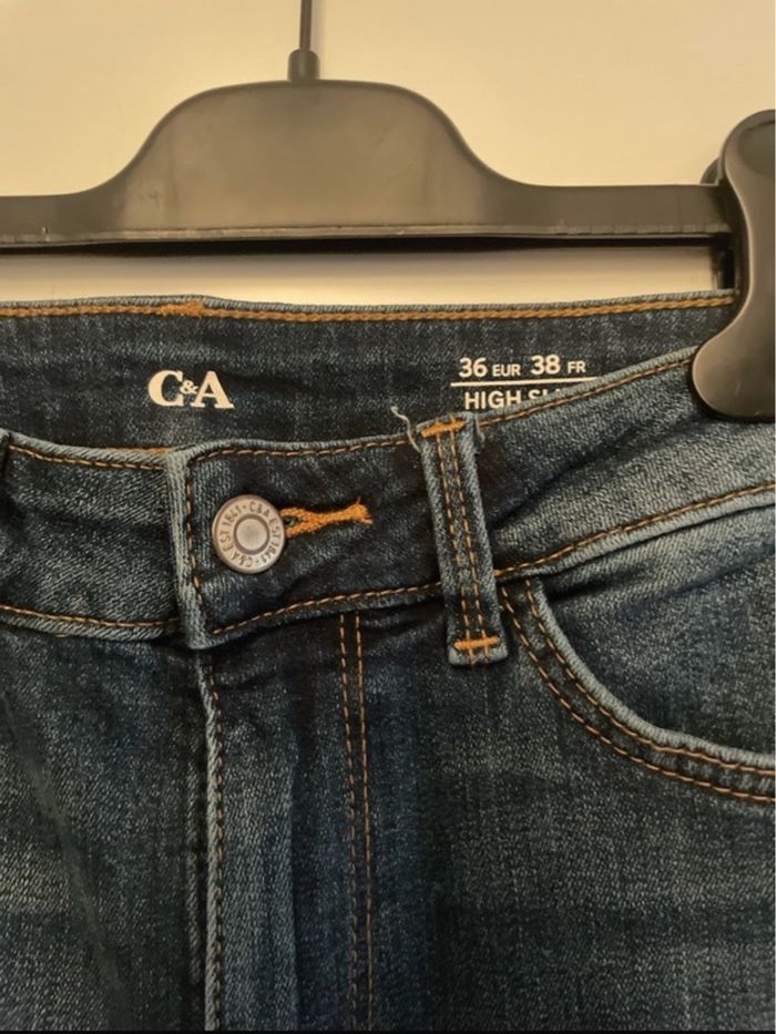 Jean slim taille haute - photo numéro 2