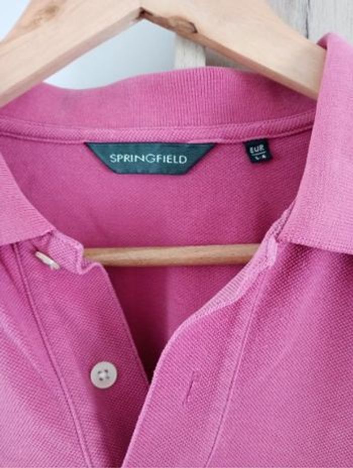 Polo springfield homme rose L - photo numéro 2