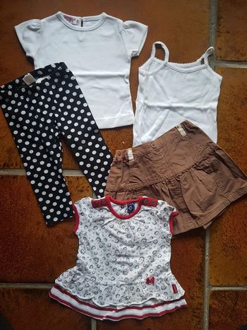 Lot de 5 articles été fille 12mois