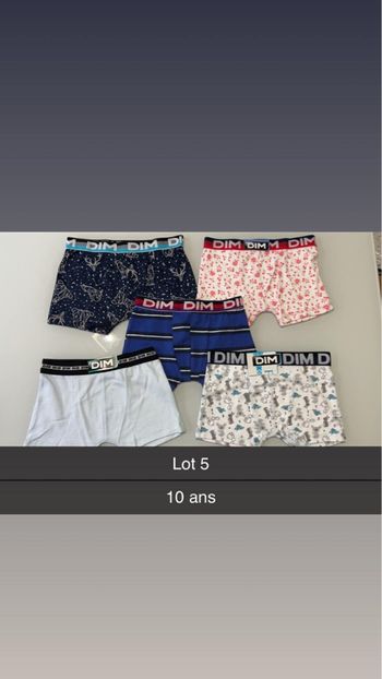 Lot boxer Dim -neuf 