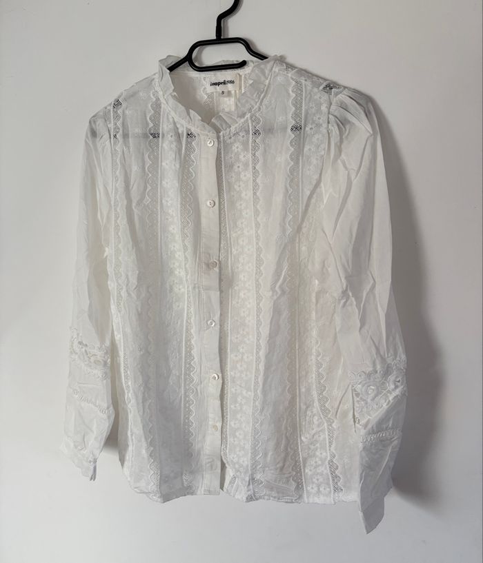 Chemise blanche en coton In April 1986 - photo numéro 3