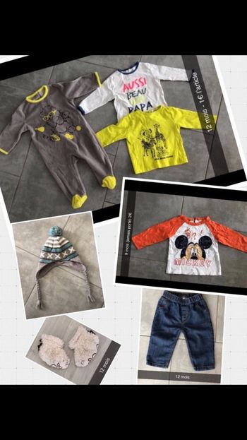 Vêtements garçon 9-12 mois