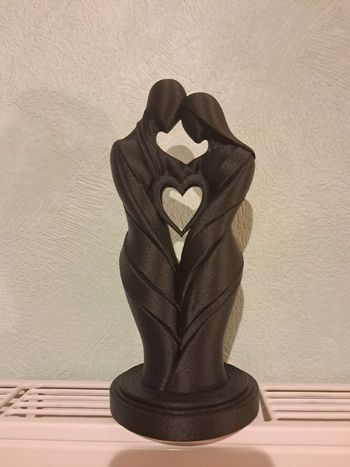 Statuette couple femme et homme