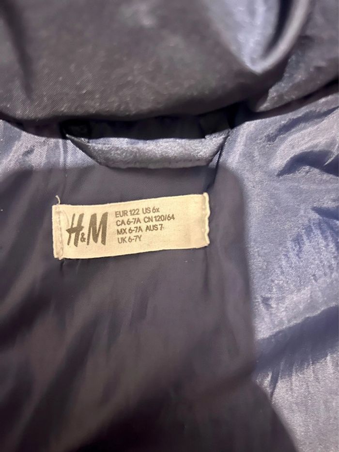 Doudoune bleu h&m fille - photo numéro 5