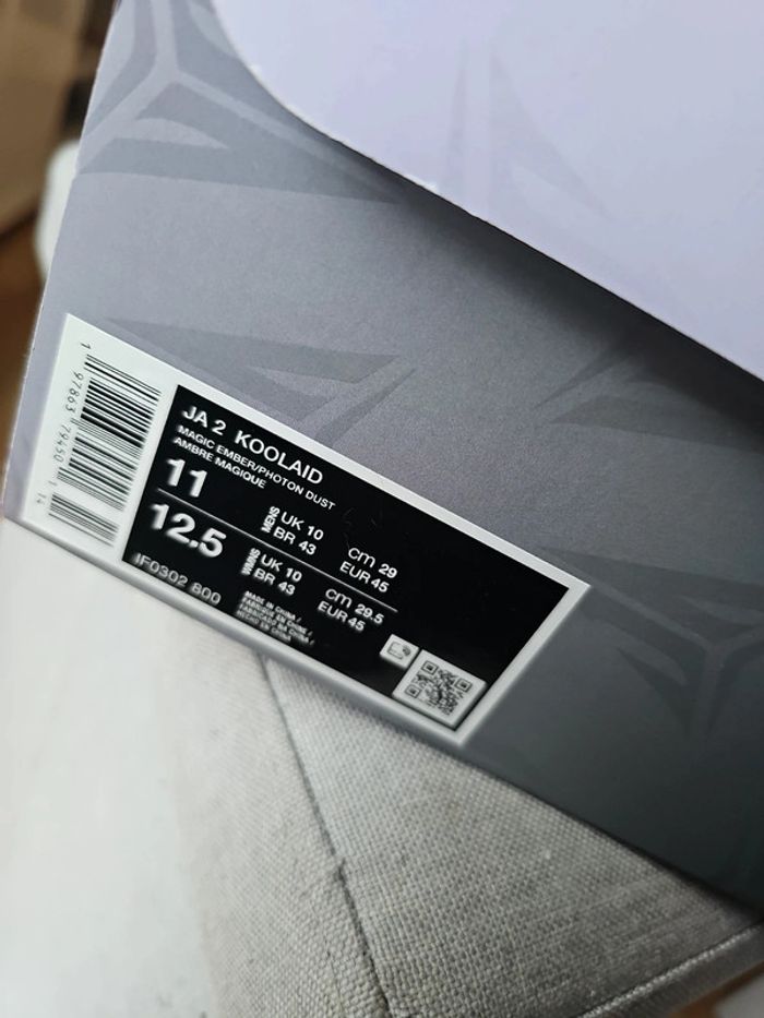 🔥Nike Ja2 Kool-Aid T.45🏀 - photo numéro 14