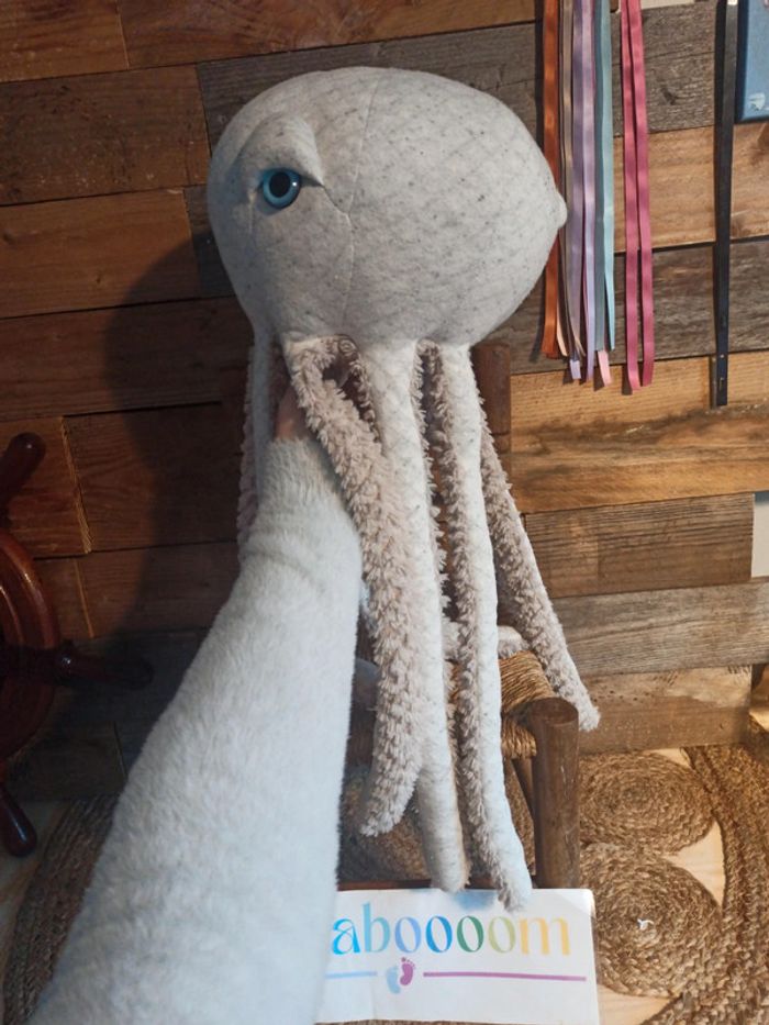 Peluche pieuvre bigstuffed 60 cm tbe - photo numéro 2