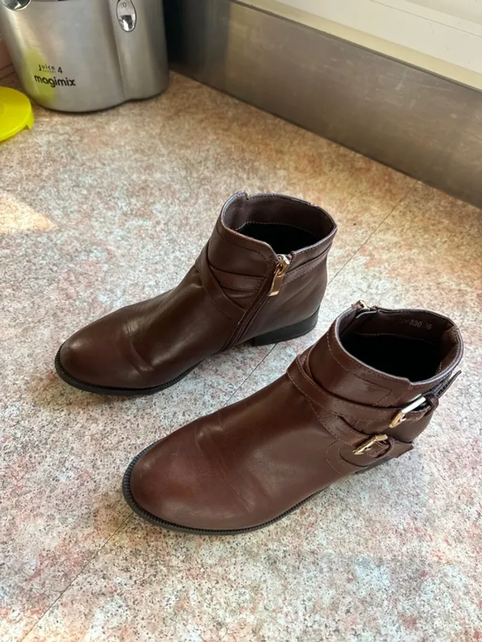 Bottines marin