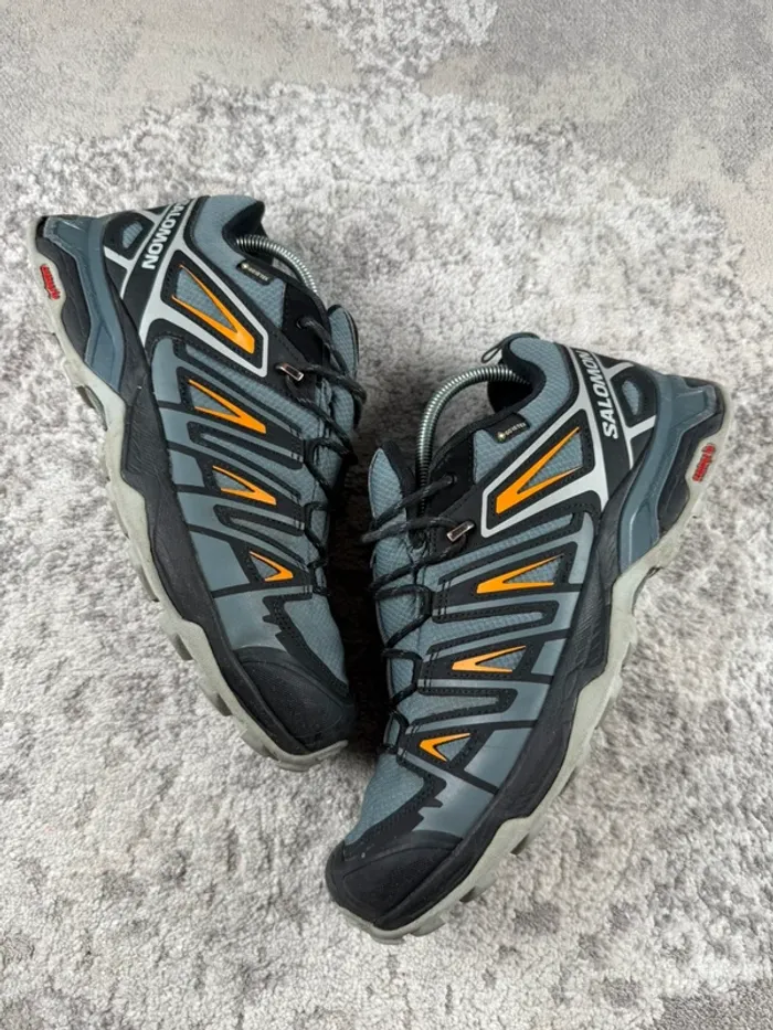 Salomon X Ultra Pioneer Gore-Tex - Black & Blue & Orange