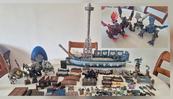Gros lot megablock mega blocks 9879 Vorgan ice fang + 6 dragons