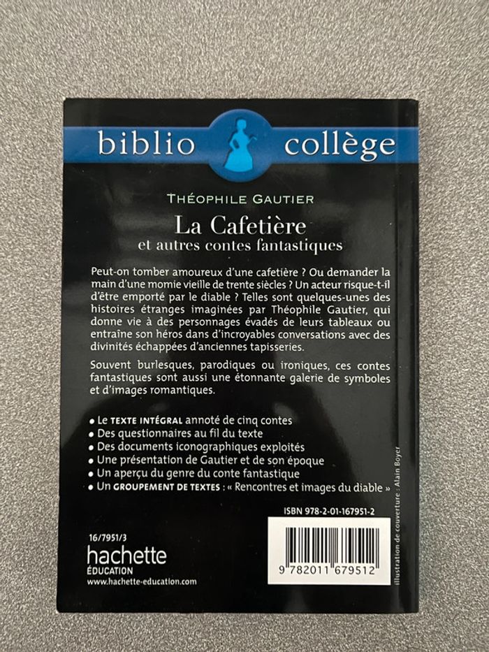 Livre La Cafetière et autres contes fantastiques Hachette - photo numéro 2