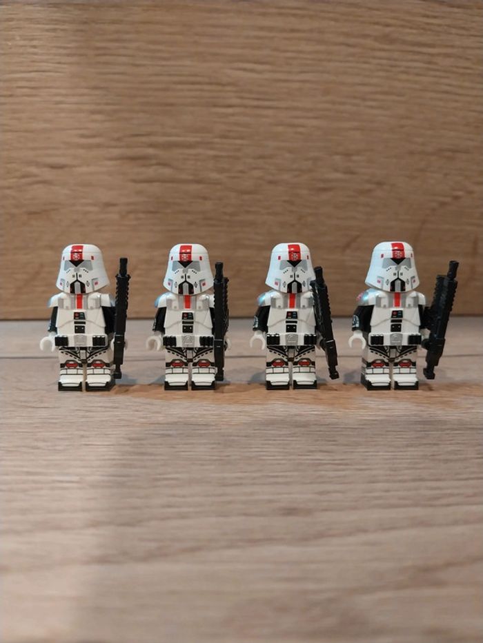 Figurines type lego 4 impérial stormtroopers star wars