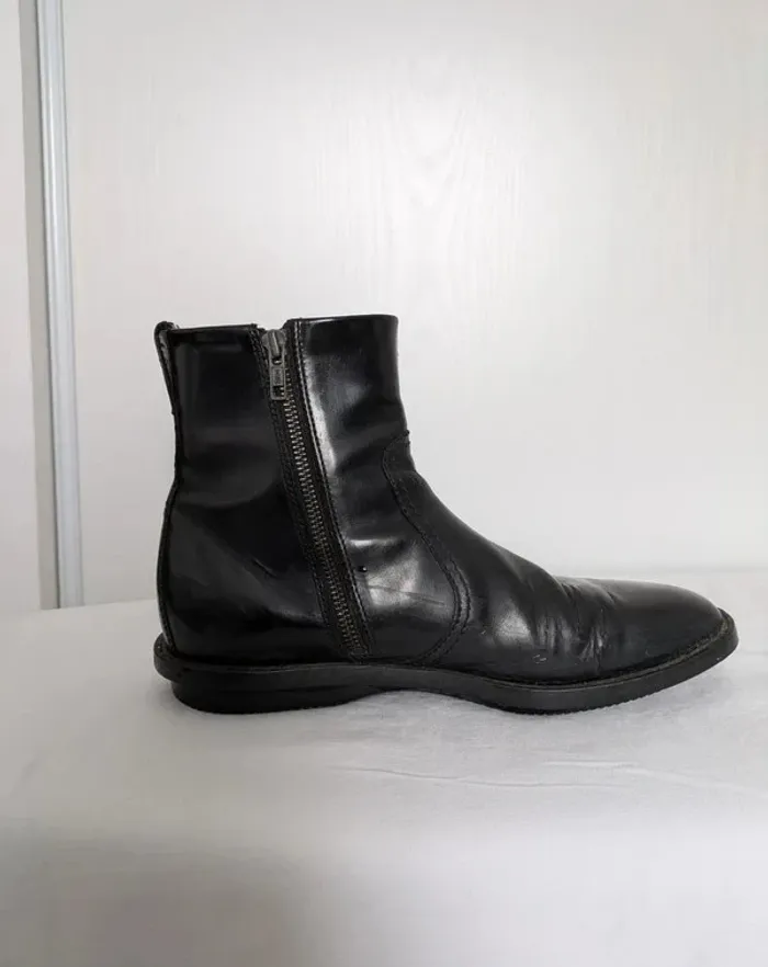 Bottines en cuir noir - Hogan - taille 7,5 (41) - photo numéro 5