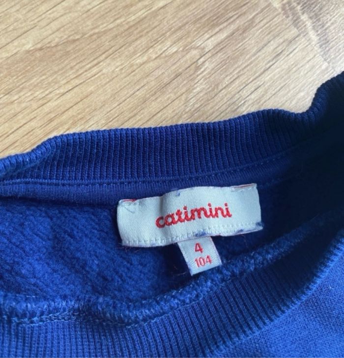Sweat bleu marine 4 ans Catimini - photo numéro 4