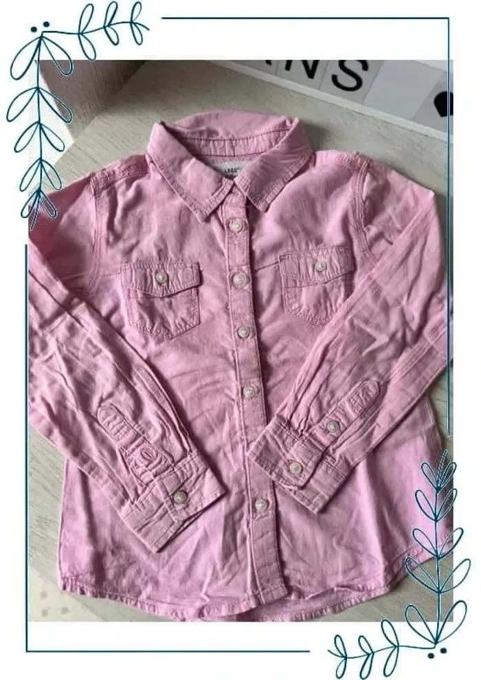 Chemise légère rose LOGG 3 ans 98 cm - photo numéro 2