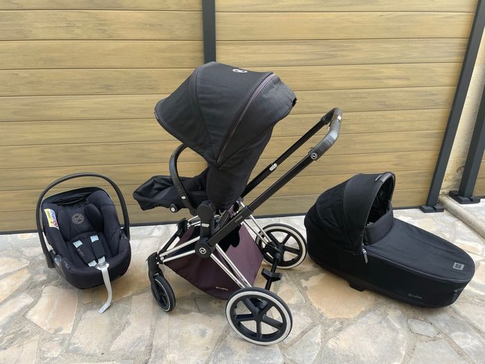 Poussette cybex priam + nacelle + cosy + accessoires - photo numéro 4