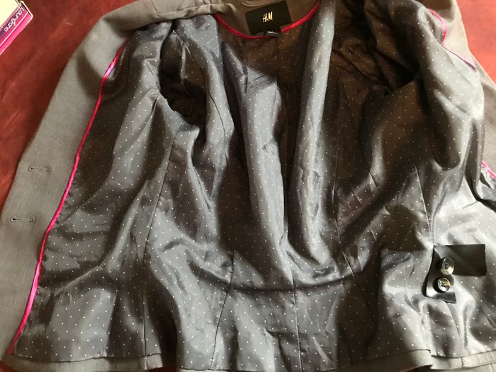 blaser gris - H & M - t.34 - photo numéro 4