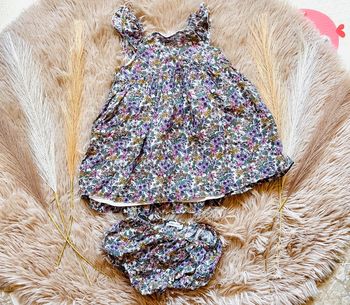 Robe fleurie + bloomer
