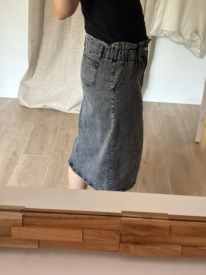 Jupe shein style jean xl - photo numéro 2