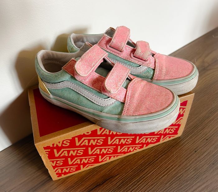 Vans pailleté multicolore scratch taille 30.5 - photo numéro 4