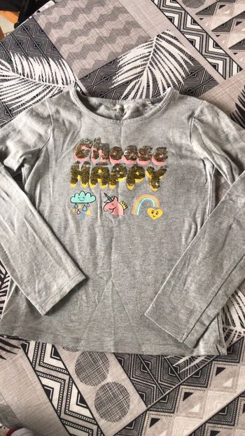 Tee-shirt licorne manches longues