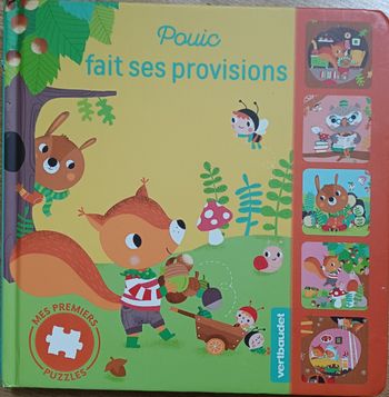 Livre puzzle Pouic fait ses provisions