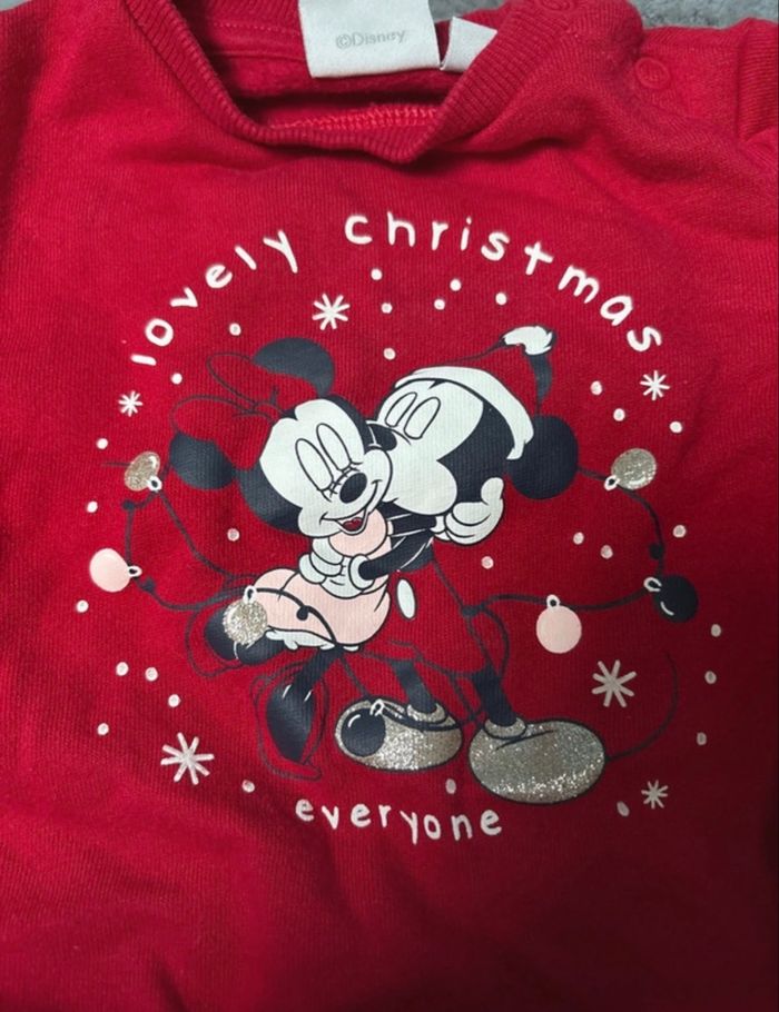 Sweat rouge Mickey Minnie - photo numéro 2