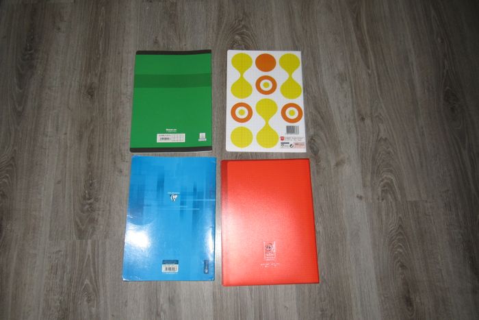 LOT DE 4 GRANDS CAHIERS - FORMAT 21 x 29.7 CM - n°26 - photo numéro 2