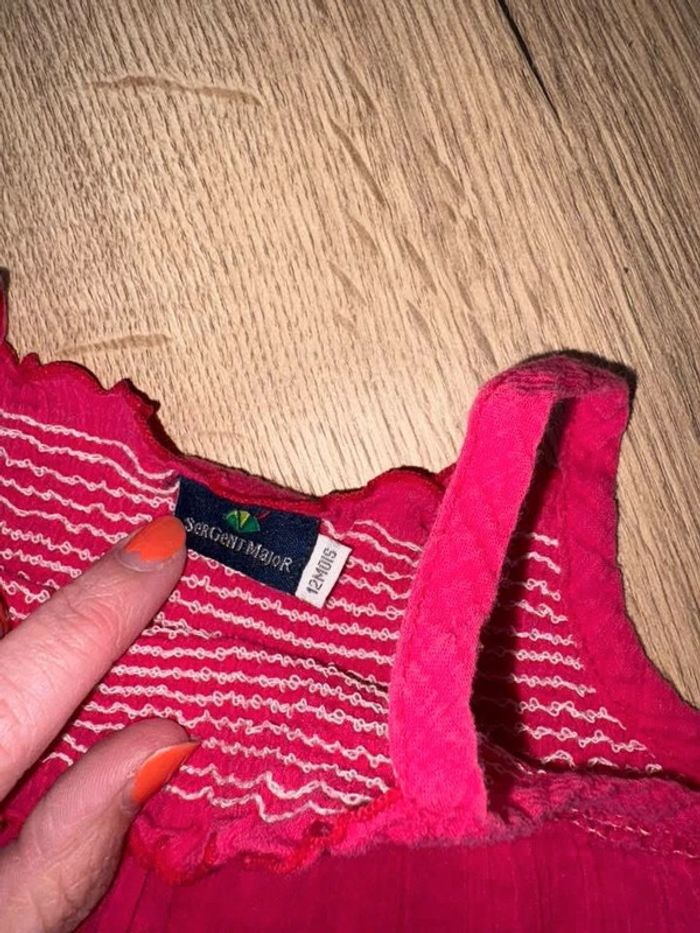 Lot bébé fille été sergent major robe 12 mois - photo numéro 6