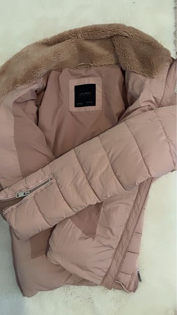 Doudoune rose poudré ZARA