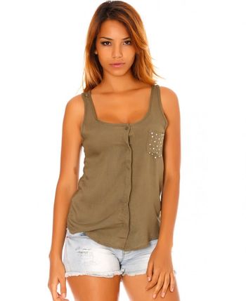 Chemisier sans manche