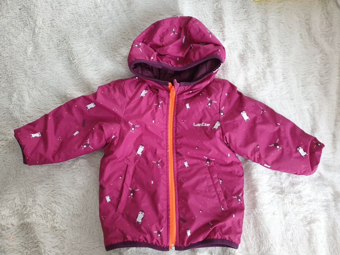 Veste de ski réversible violette - T24M - Wedze Decathlon