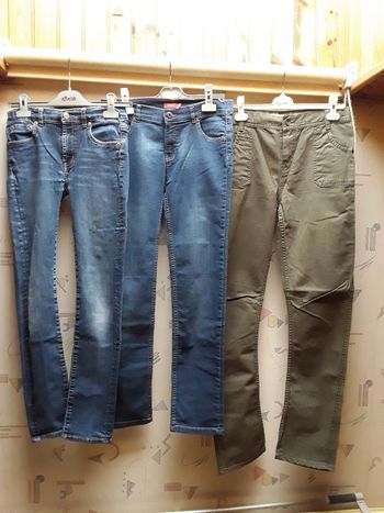 Lot de 3 pantalons garçon 14ans