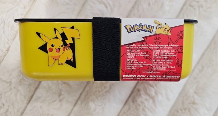 Magnifique boite a bento Pikachu Pokémon Neuve - photo numéro 5