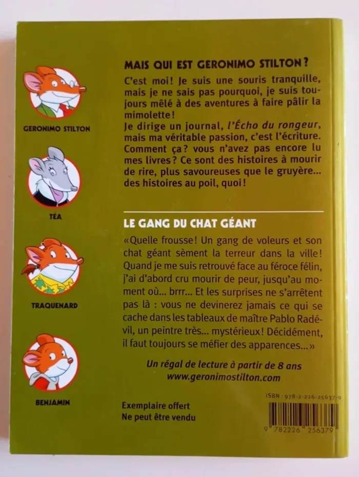 Geronimo Stilton : le gang du chat géant - photo numéro 2