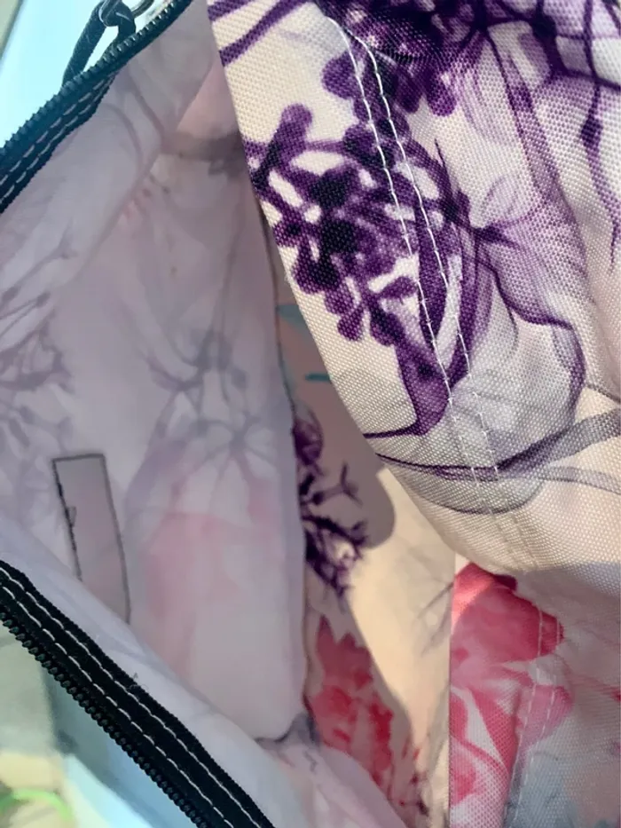 Sac à dos + trousse - Eastpak Pink Ray - photo numéro 8