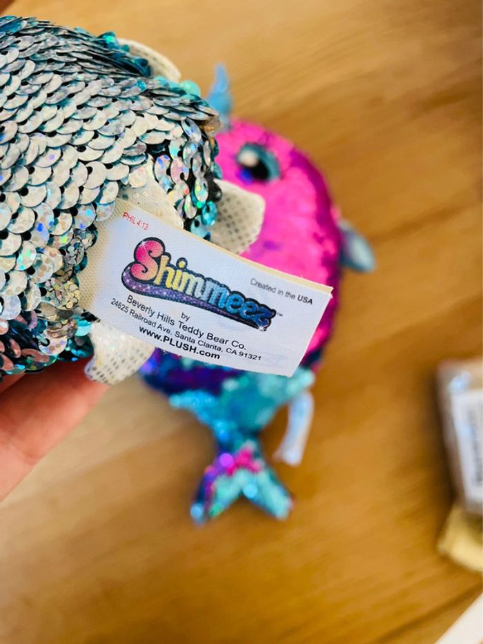 Lot de deux peluches à sequin réversible shimmeez - photo numéro 4