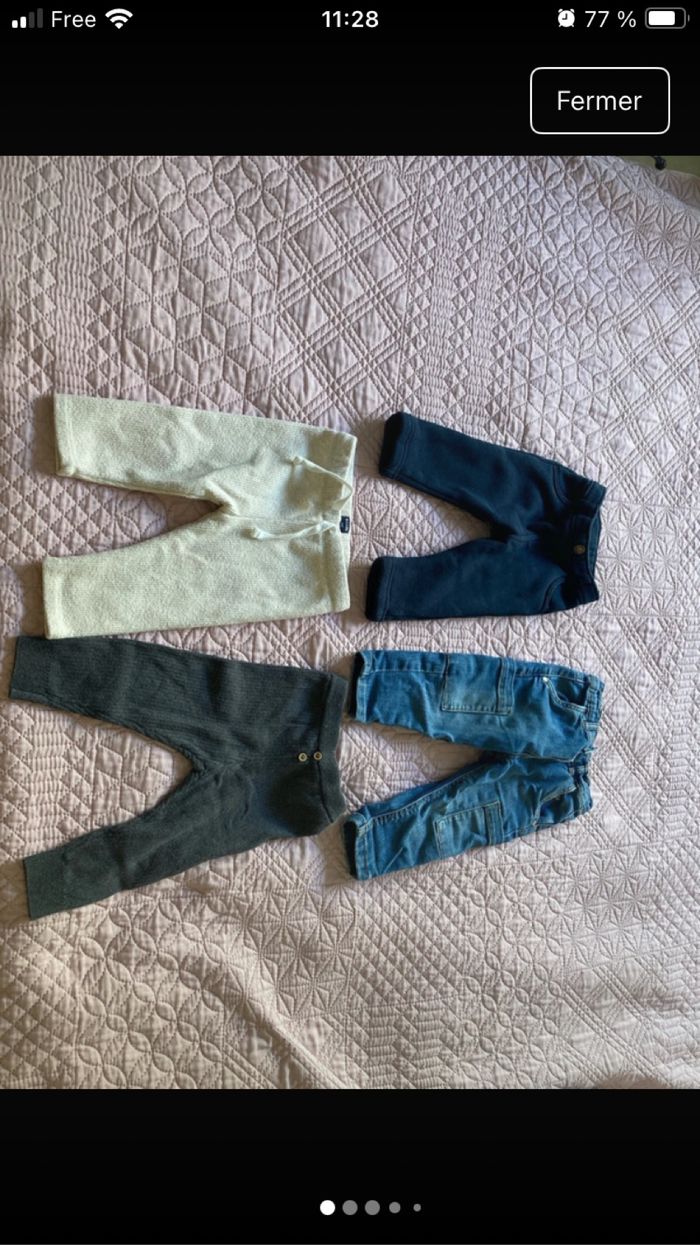 Lot 7 pantalons