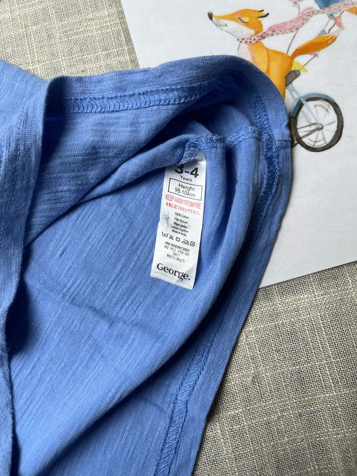T-shirt bleu - photo numéro 3