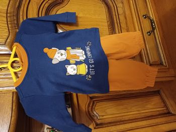 ensemble pantalon-polo ML pour garçons Taille 6 mois